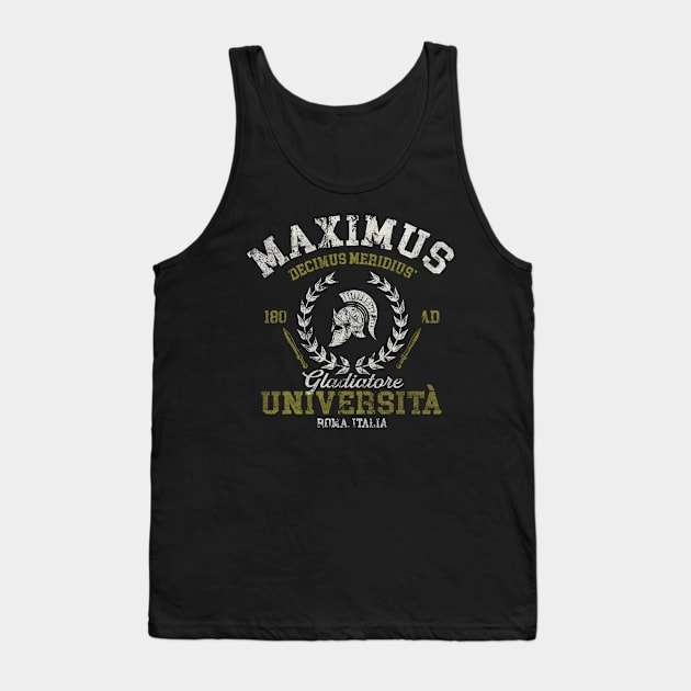 Maximus University Tank Top by Alema Art